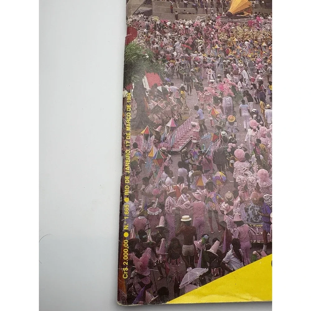 2‎ Manchete Magazine Brazil 1984 Carnaval Rio de Janeiro Vintage Brazilian Lot